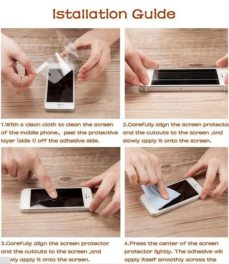 4-Pack Tempered Glass Screen Protector for iPhone SE (2020/2022) — 7/8 Plus,