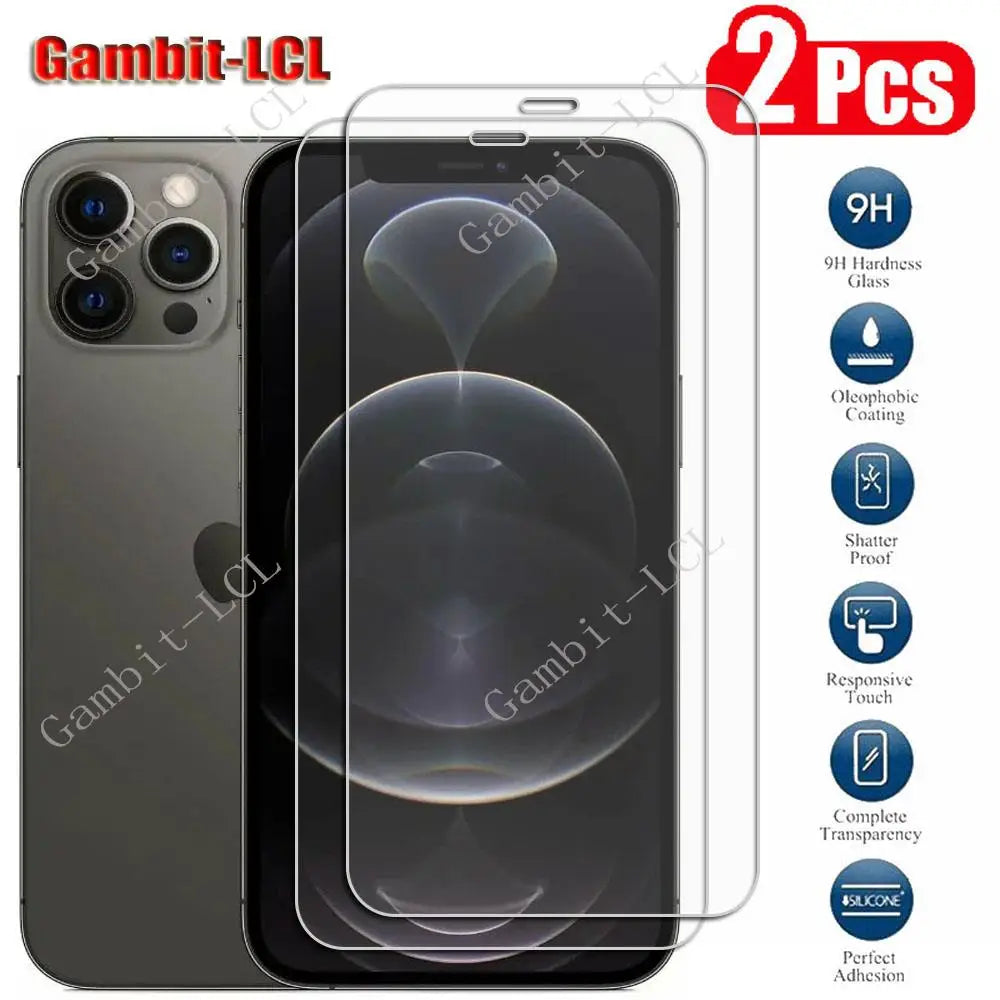 2PCS Original Tempered Glass For Apple iPhone 12 Pro Max iPhone12 12mini iPhone12Pro 12PRO Screen Protector Cover Film