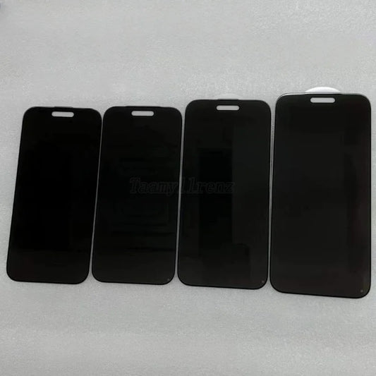 2 Pack Privacy Tempered Glass for iPhone 11 to 17 Pro Max
