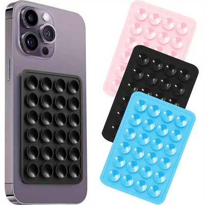 Silicone Suction Anti Slip Single Sided Case Mount Back Sticker