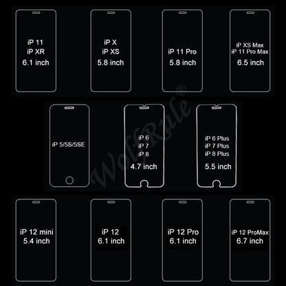 4-Pack Tempered Glass Screen Protector for iPhone SE (2020/2022) — 7/8 Plus,