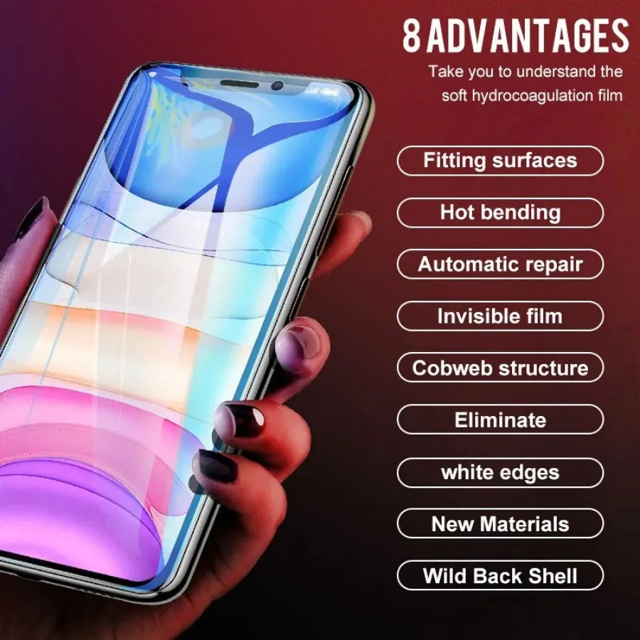Hydrogel Screen Film for iPhone 6s to 14 Pro Max)