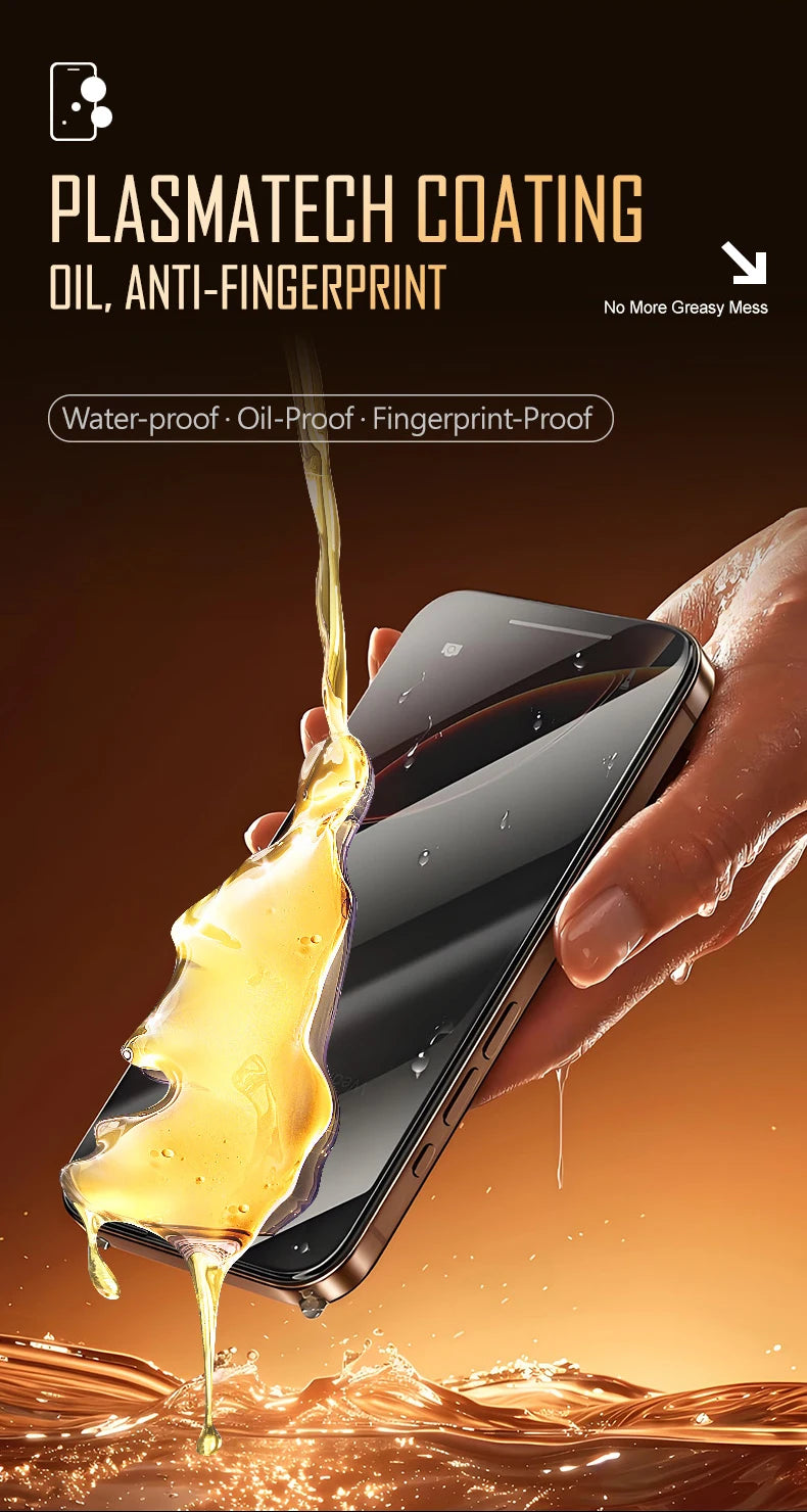 HD Tempered Glass For iPhone 17 Air Pro Max, Dust Free Easy Installation Screen Protector, Bubble Free, Easy Installation